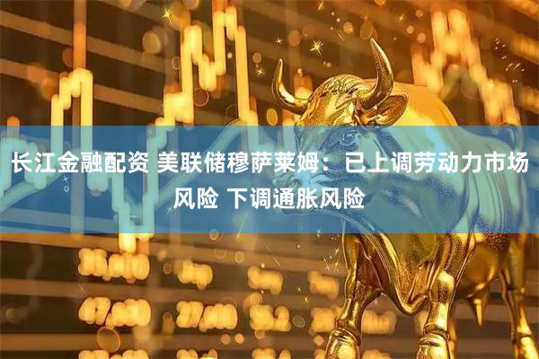 长江金融配资 美联储穆萨莱姆：已上调劳动力市场风险 下调通胀风险