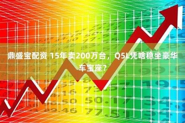 鼎盛宝配资 15年卖200万台，Q5L凭啥稳坐豪华车宝座？