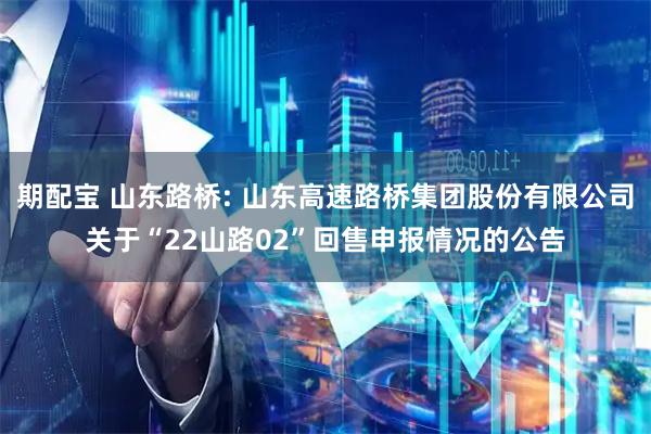 期配宝 山东路桥: 山东高速路桥集团股份有限公司关于“22山路02”回售申报情况的公告